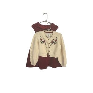 Tommy Bahama Formal Red Dress Outfit Sz 3T